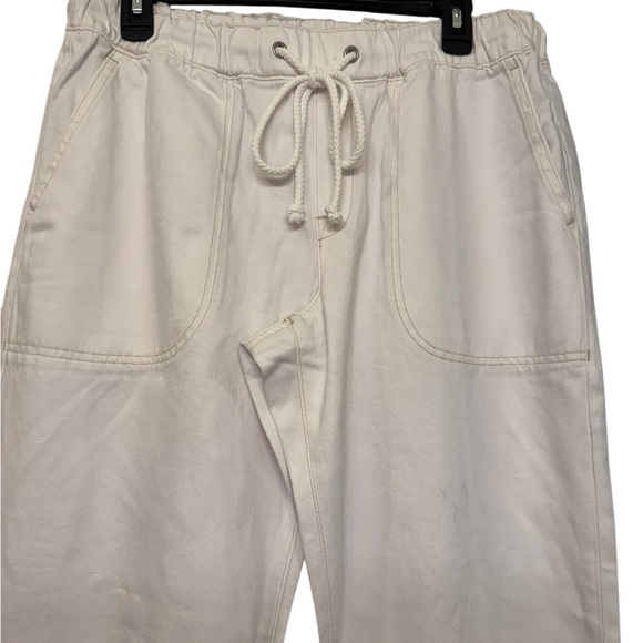 J. Crew White Drawstring Jeans Size 30 - Picture 2 of 7